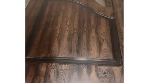 Покрасска МДФ двери патиной