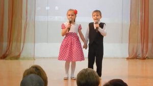 Весенняя песенка "Просыпайтесь" Детский дуэт (Кулыгина Анжелина)