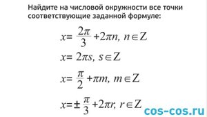 Разбираем, что значит каждый символ в ответах тригонометрических уравнений