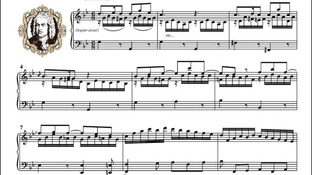 J.S. Bach: "Siciliano" from BWV 1031- Harpsichord transcription [415 Hz] смотреть онлайн