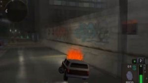 [PS2] Twisted Metal: Black. Hack: Traffic car vs Boss Minion