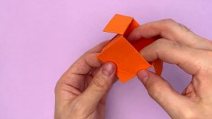 Origami Kutu İçinde Zıplayan Kağıt Kedi | DIY Kıpır Kıpır Oyuncak