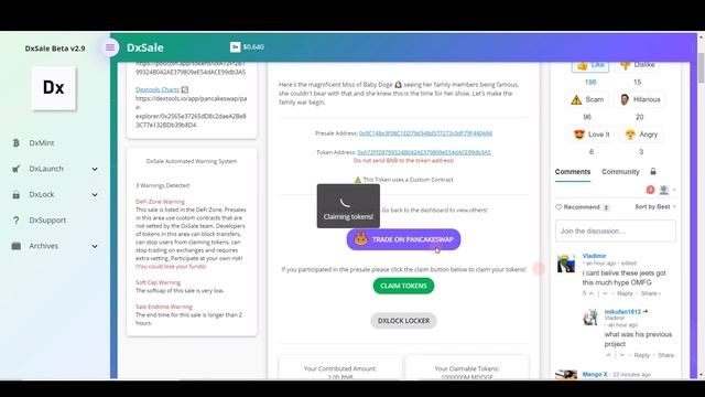 DxSale как покупать аллокацию • Как участвовать в tokensale presale на  DXSALE • инструкция и обзор