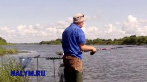 Ловля плотвы на пшеницу болонской удочкой.