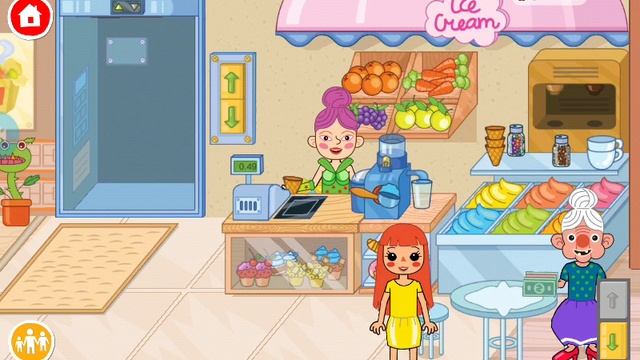 Pepi horse. Играю в игру пеппи . Бабушка и внучка в пеппи маркете