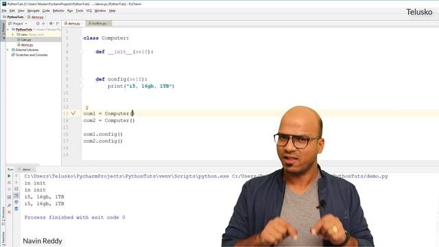 #50 Python Tutorial for Beginners | __init__ method