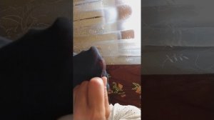 как быстро заштопать дырку на носке