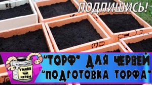 ТОРФ ДЛЯ РАЗВЕДЕНИЯ ЧЕРВЕЙ! (Дендробена) Подготовка торфа к заселению!