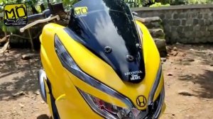 sticker pcx kuning honda jazz (oracal 021 yellow)