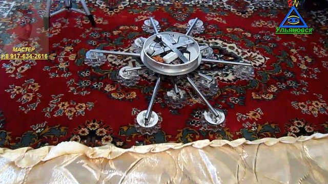  Установка люстры со светодиодной подсветкой