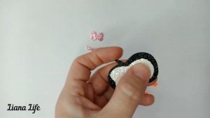 DIY❄️Как сделать красивые Новогодние Заколки❄️СВОИМИ РУКАМИ