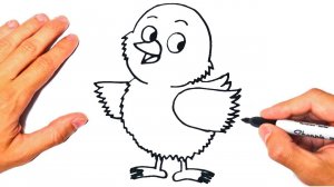 Как нарисовать цыпленка | How to draw a Chick