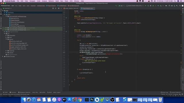 #5 Wallpaper app Android studio java || Image Download Android || Android Development tutorial 202 смотреть онлайн