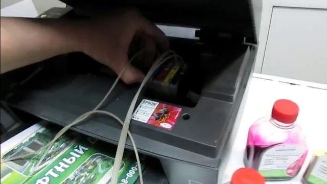 Установка СНПЧ на Епсон смотреть онлайн