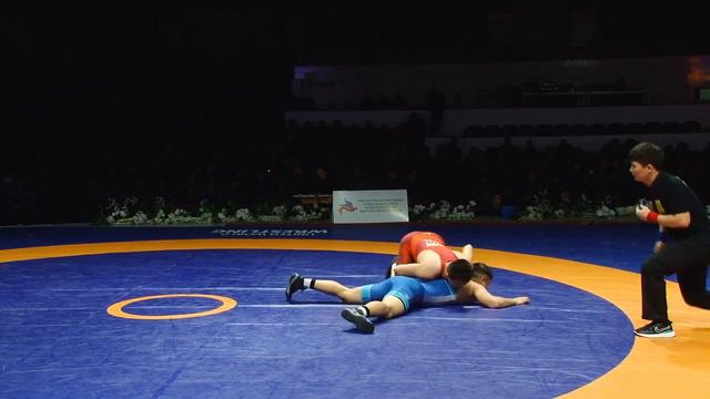 ВОЛЬНАЯ БОРЬБА. Чемпионат Кыргызстана-2023. 79 кг ут. Азамат Нурланбеков-Калыс Соодалиев смотреть онлайн