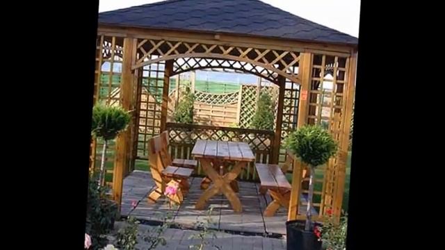 Беседки из дерева  Эко беседки для здорового отдыха смотреть онлайн