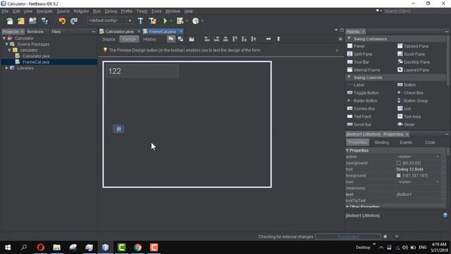 How to Create Calculator in Java NetBeans #2 смотреть онлайн
