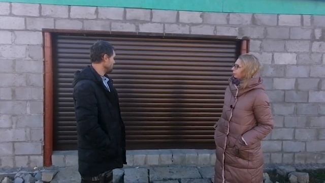 Отзыв клиента Лэндал. Автоматические рольворота в гараж.