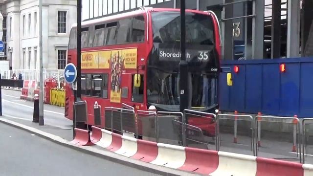 London Buses 2021-Monument & London Bridge