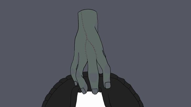 Моя первая анимация (Уэнсдей - Пандекс)