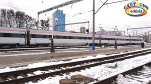 Поезда для детей. Изучаем виды железнодорожного транспорта