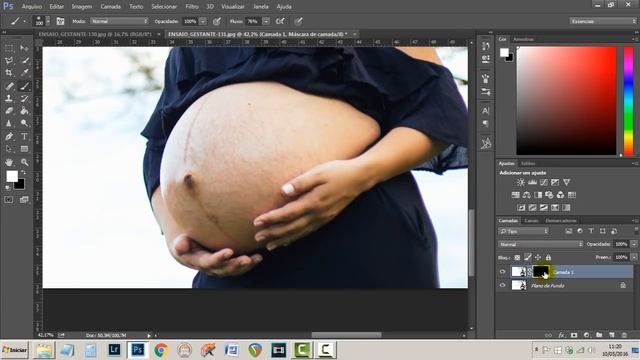 Editando fotos de gestantes || Photoshop CC (TUTORIAL) смотреть онлайн