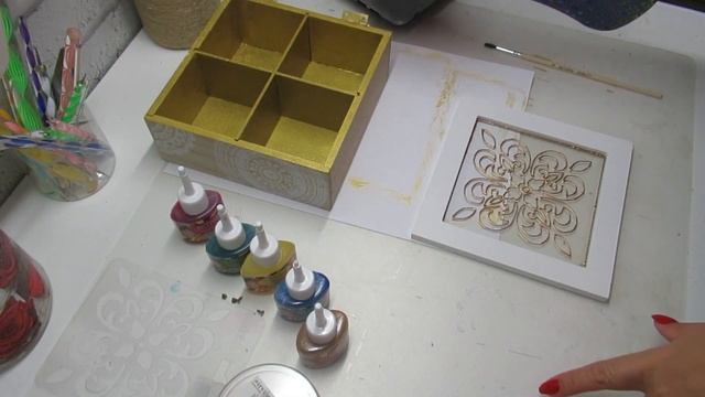 Переделка шкатулки! Декор, витраж... смотреть онлайн