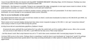 D-Link DIR-300 with OpenWRT - How to access bootloader?