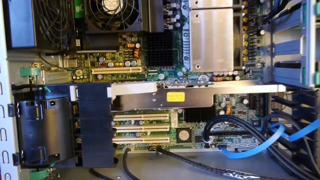 HP xw8400 Workstation inside смотреть онлайн