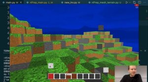 Python Minecraft with Ursina: coding a functional inventory - part 15