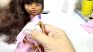 Как сделать одежду для кукол Монстер Хай и Барби без шитья DIY для кукол