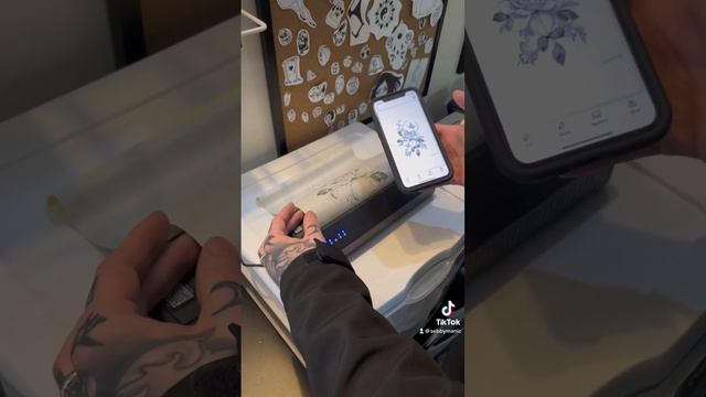 ✅ Wireless Tattoo Stencil Printer You Can Use From Your Phone?! #stencilprinter