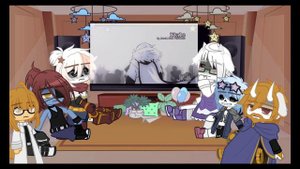Undertale reacts to Xtale AMV - Warriors /-/ Gacha Club /-/ reaction video /-/ gcrv