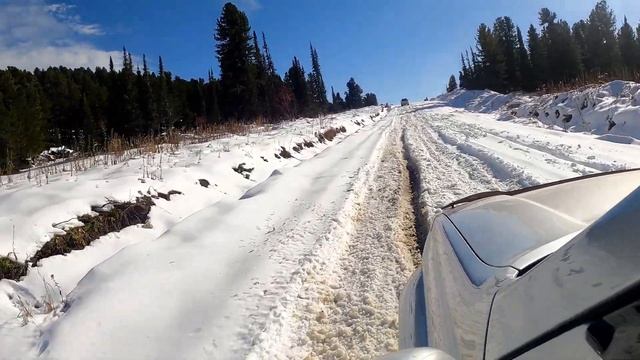 Строящаяся дорога на Каракольские озера ..Алтай смотреть онлайн