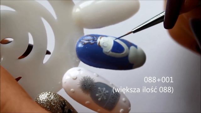 Zimowe / Świąteczne paznokcie hybrydowe cz.3 | WINTER NAIL IDEAS ❄ смотреть онлайн