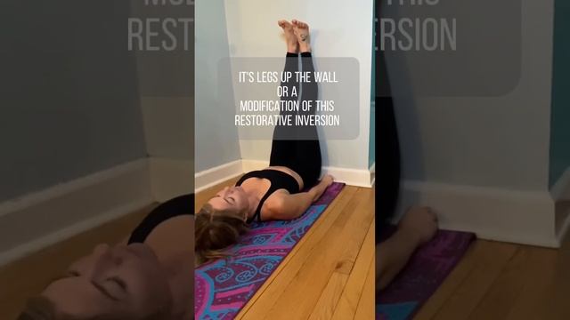 My Favorite Yoga Pose? Legs Up the Wall