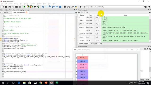 Tutorial 04: Machine Learning Regression Part 2 (Practical) | LinearRegression() in python