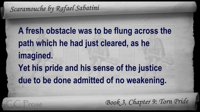 Book 3 - Chapter 09 - Scaramouche by Rafael Sabatini - Torn Pride смотреть онлайн