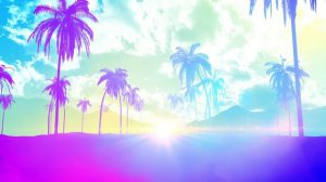 Summer palm beach-Летний палм-бич-FOOTAGE