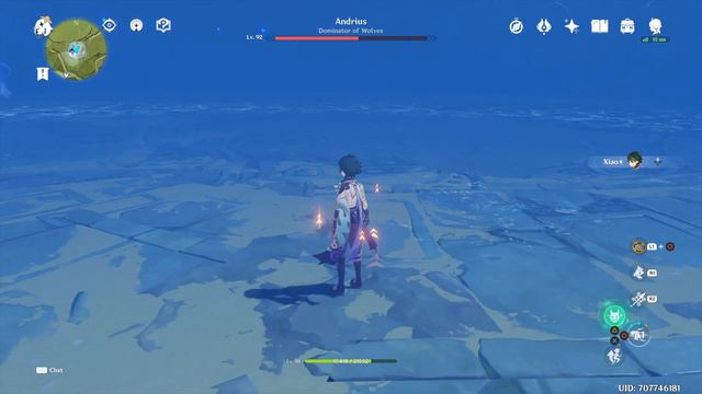 Genshin Impact - Xiao vs Wolf-Boss Andrius. Solo + no food смотреть онлайн