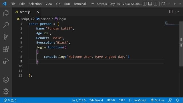 Object Methods in Javascript in Hindi & Urdu | JS for Beginners Ep. 35