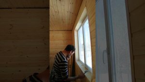 отделка окон деревом