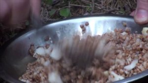 Гречка с сыром. Походный рецепт.