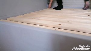 Кровать из сосны с подъемным механизмом своими руками (часть 2)