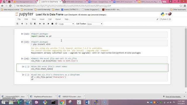 Load Excel into Data Frame смотреть онлайн