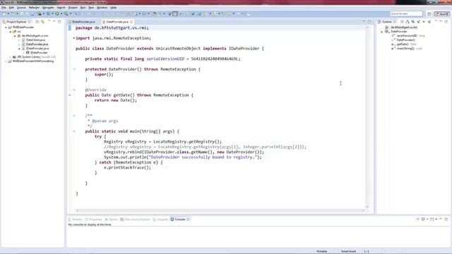 Verteilte Systeme 3 - (Java) Remote Method Invocation (RMI) смотреть онлайн