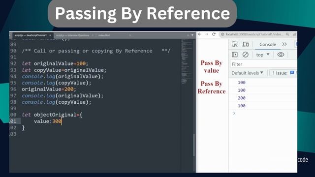 ?JavaScript Pass by Value vs. Pass by Reference Explained ?  Tamil