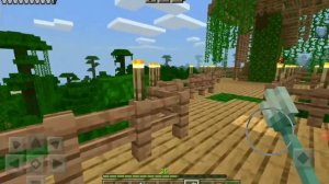 Деревня в джунглях в Майнкрафт