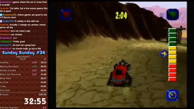 LEGO Island 2: The Brickster's Revenge Any% Speed Run in 1:00:43 смотреть онлайн