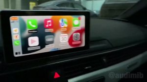 Audi A4 B9 установка MIB2 с опцией Carplay